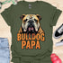 Bulldog Papa - V8 - Gothic Graphic T-Shirt